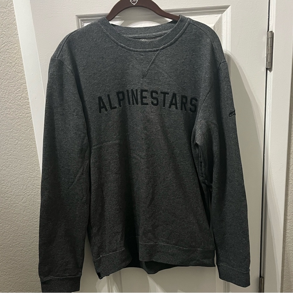 EC Alpinestars Charcoal Crewneck Sweatshirt Men’s Size M